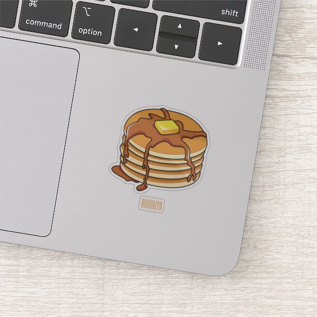 Pancake cartoon illustration (Detail)