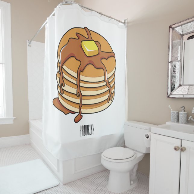 Pancake cartoon illustration  (In Situ)