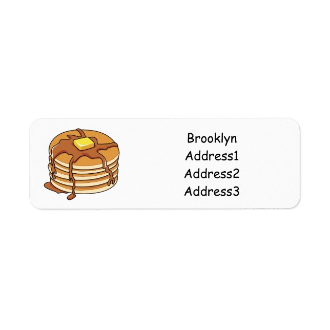 Pancake cartoon illustration (Front)