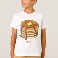 Pancake cartoon illustration 