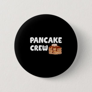 Pancake Crew Funny Pancake Lover Pancake Christmas 2 Inch Round Button