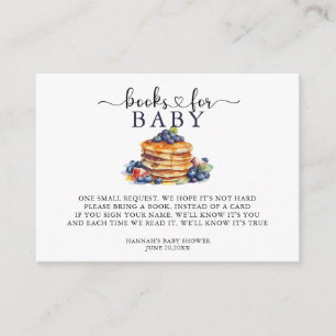 Pancake   Cute Baby Shower Books for Baby Enclosure Card