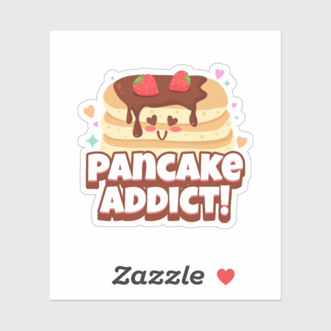 Pancake Lover Addict Cute Design (Sheet)