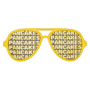 Pancake obsession party shades. Funny sunglasses