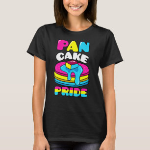 Pancake Pride Pansexual Rainbow Flag Flapjack Homo T-Shirt