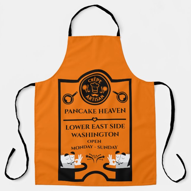 Pancake Seller Promotional Apron (Front)