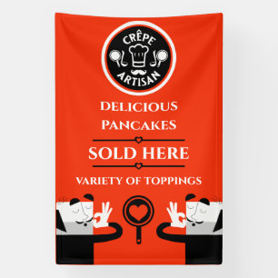 Pancake Seller Promotional Banner