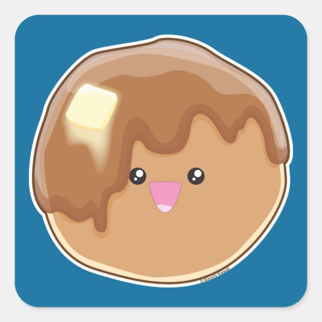 Pancake! Square Sticker (Front)