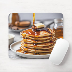 Pancake Stack With Dripping Syrup Mouse Pad