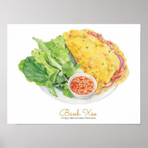 Pancake vietnamien croustillant - Poster Banh Xeo