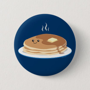 Pancakes 2 Inch Round Button