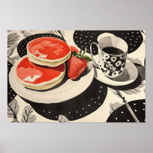 Pancakes and Coffee Poster