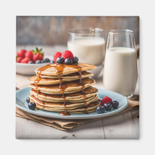 Pancakes and Milk Magnet