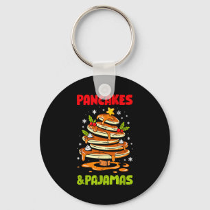 Pancakes And Pajamas Christmas Pancake Men Women K Keychain