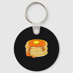 Pancakes And Syrup  Keychain