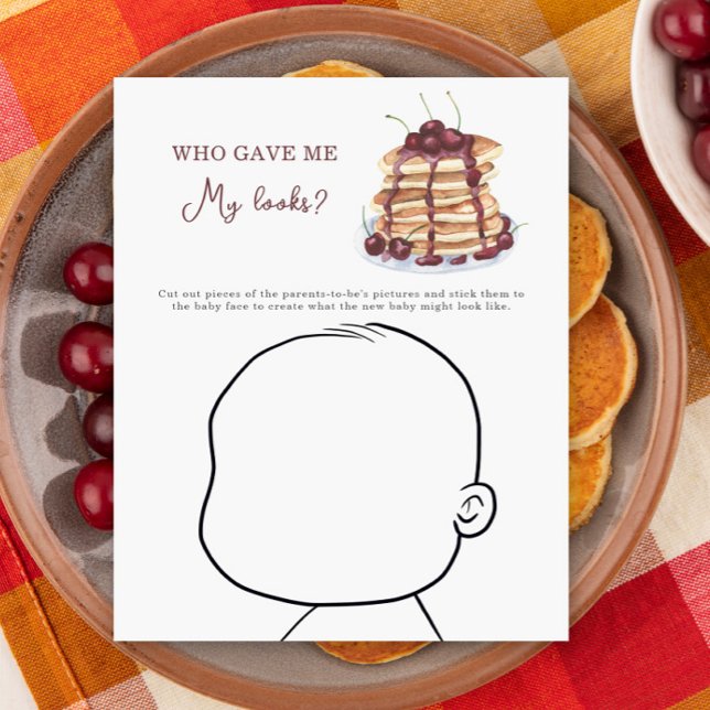 Pancakes baby shower Who gave me My looks? (Creator Uploaded)