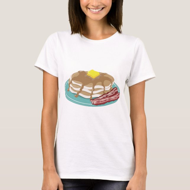 Pancakes Bacon T-Shirt (Front)