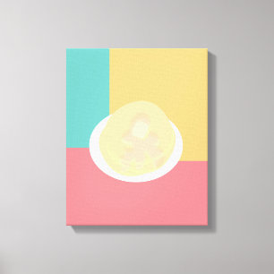 Pancakes Colourful  Pop Art  Style  Canvas Print