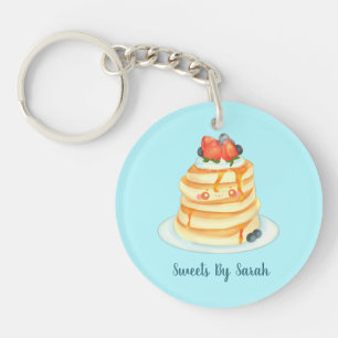 Pancakes Fluffeux Au Sirop D'Érable, Fruits Et Crè