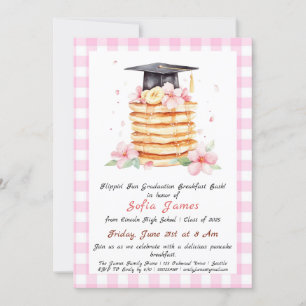 Pancakes Graduation Party Invitation0 Invitation