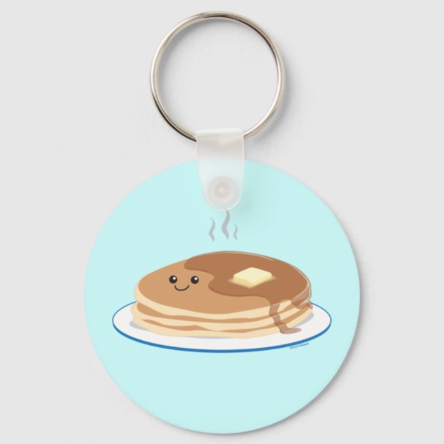 Pancakes Keychain (Front)