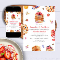 Pancakes & Pacifiers Girl Baby Shower Breakfast