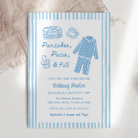 Pancakes, Pacis & PJs Boy Baby Shower