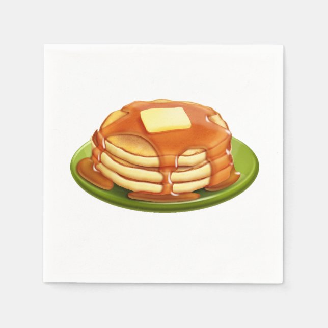 Pancakes Paper Napkins (Front)