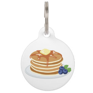 Pancakes Pet Tag
