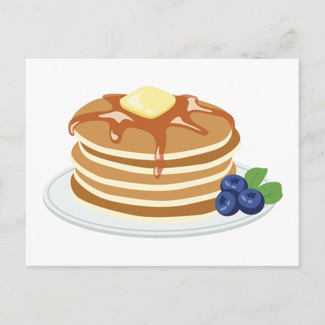 Pancakes Postcard (Front)