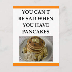PANCAKES POSTCARD