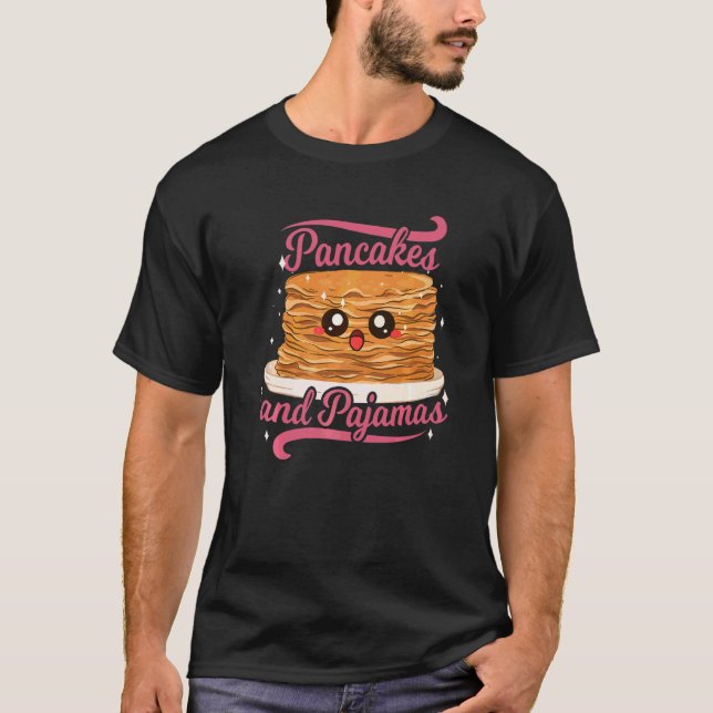 Pancakes & Pyjamas Pancake T-Shirt (Front)