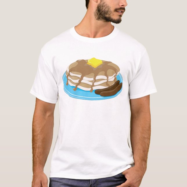 Pancakes Sausage T-Shirt (Front)