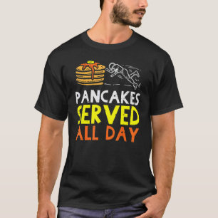 Pancakes Served American Football Offensive Linem T-Shirt
