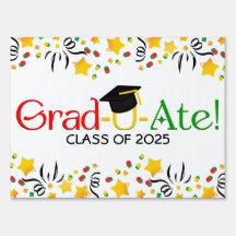 Afficher Grad-U-Ate ! Rouge vert jaune Celebral