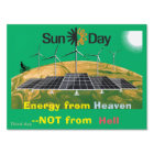 du solaire ? du vent ? une affiche à deux côtés : 