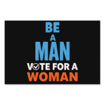 Être Un Homme Voter Pour Une Femme Électorale Démo