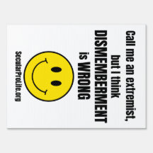 Le démembrement est un mauvais signe