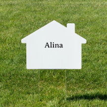 Maison de promotion de marque simple 18" x 24"