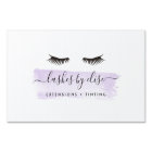 Pastel Lavender Purple Aquarelle Lash Services