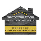 Symbole Jaune Professionnel de toiture Moyen de tr