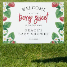 Une petite Affiche de bienvenue de Baby shower dou