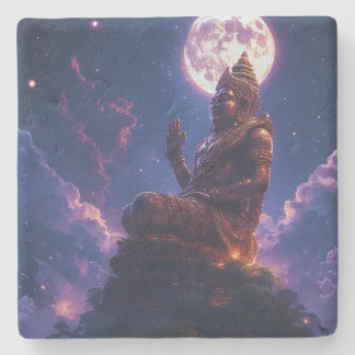 Pancer Jagat (Center of the Universe/World) Stone Coaster