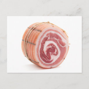 Pancetta piacentina postcard