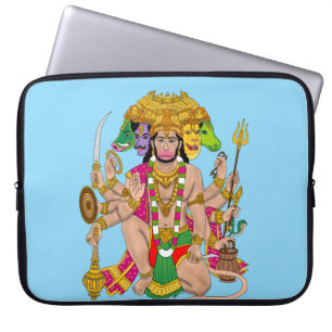Panchmukhi Hanuman Laptop Cover 