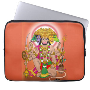 Panchmukhi Hanuman Laptop Cover 