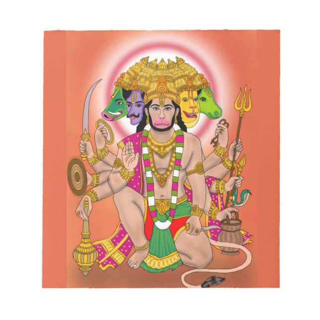 Panchmukhi Hanuman Notepad (Front)