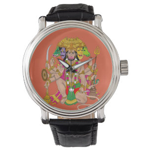 Panchmukhi Hanuman Wall Clock Watch