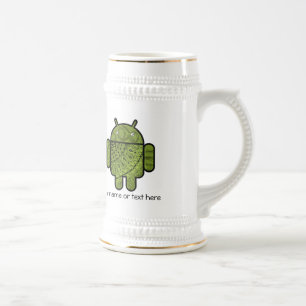 Pancho Doodle Character for the Android™ robot Beer Stein