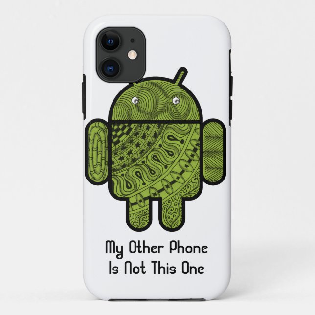 Pancho Doodle Character for the Android™ robot Case-Mate iPhone Case (Back)